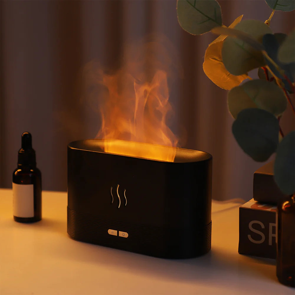 Flame Humidifier and Aromatherapy Diffuser 