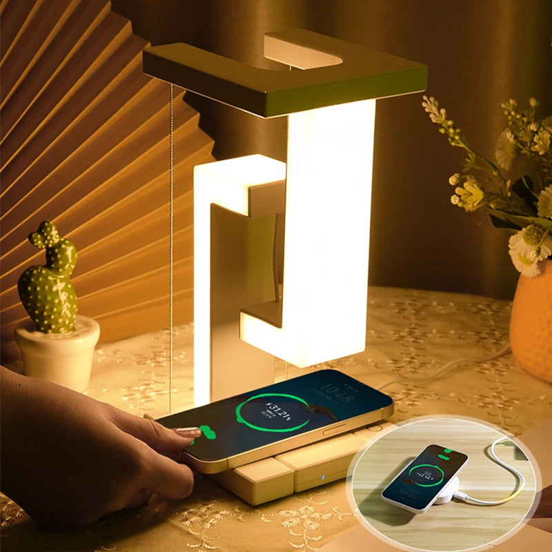 Novelty Floating Lamp with Wireless Charger 